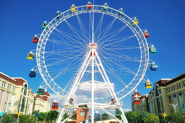 small carnival Ferris wheel