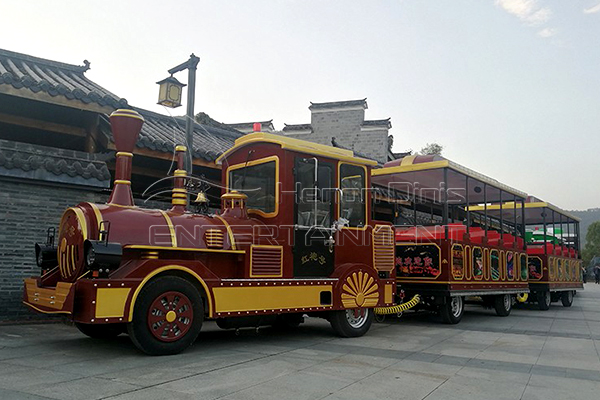 vintage amusement park train rides