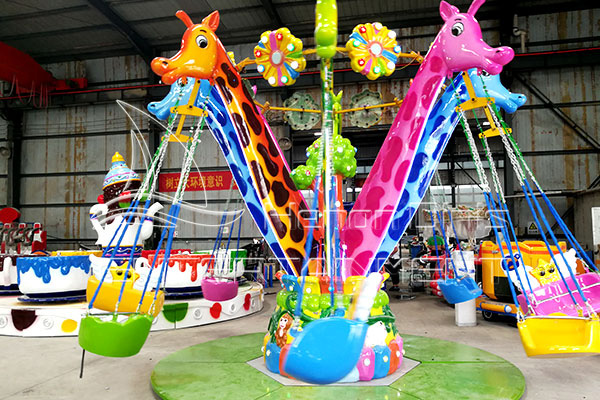 12 seats lotus chair swing rides